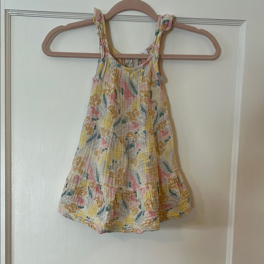 100% Cotton Muslim Angel Dear Brand Floral Dress